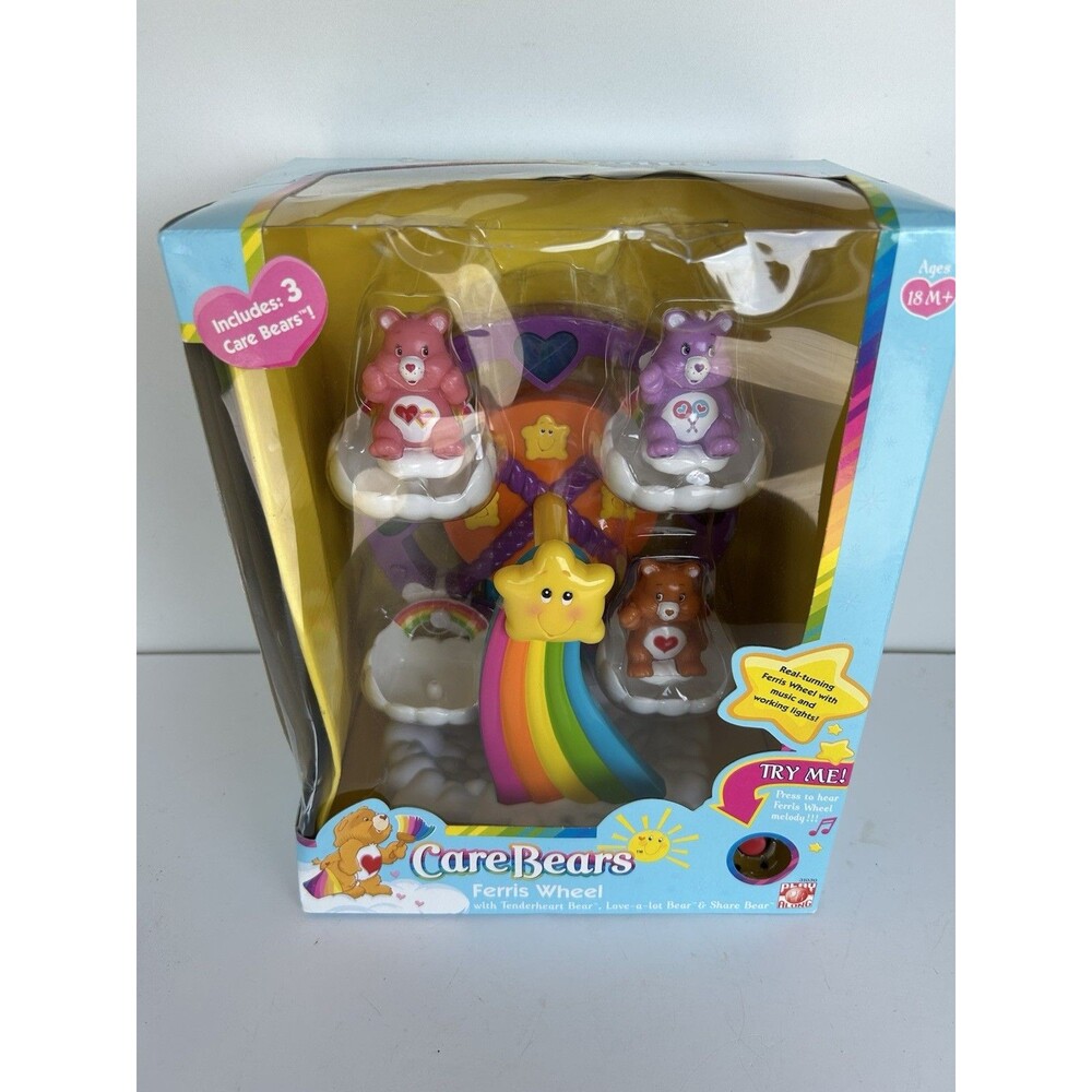 2003 Care Bears Ferris Wheel Playset NIB Play Along